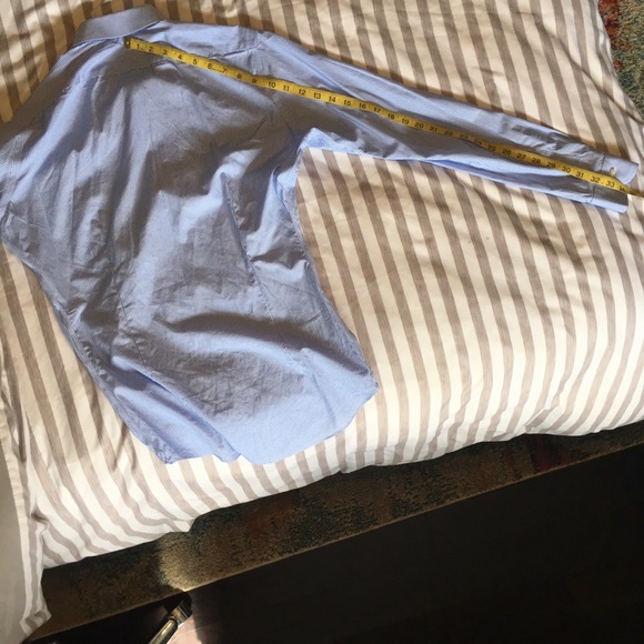 Proper Cloth men’s pinstriped shirt. 16/34 - Picture 5 of 7